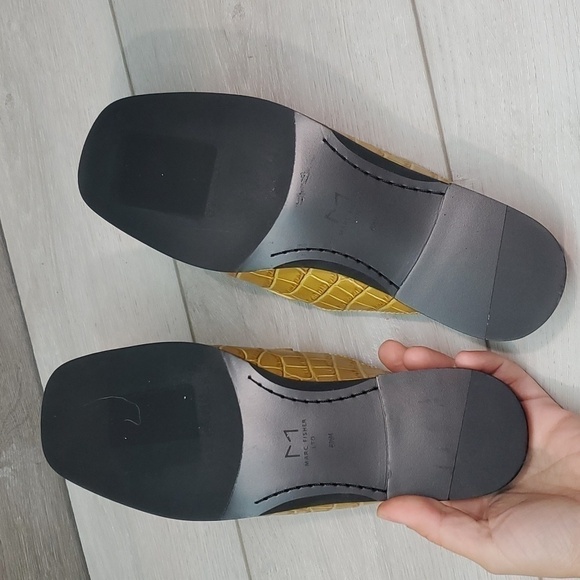 NEW Marc Fisher LTD Flyta Womens Loafer Slip on mules leather shoes sz 6.5 - Picture 10 of 12